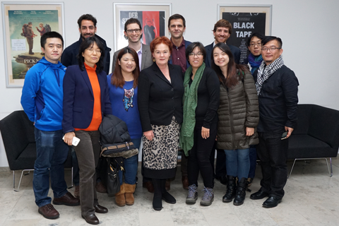 Besuch einer chinesischen Delegation im Deutschen Filmhaus