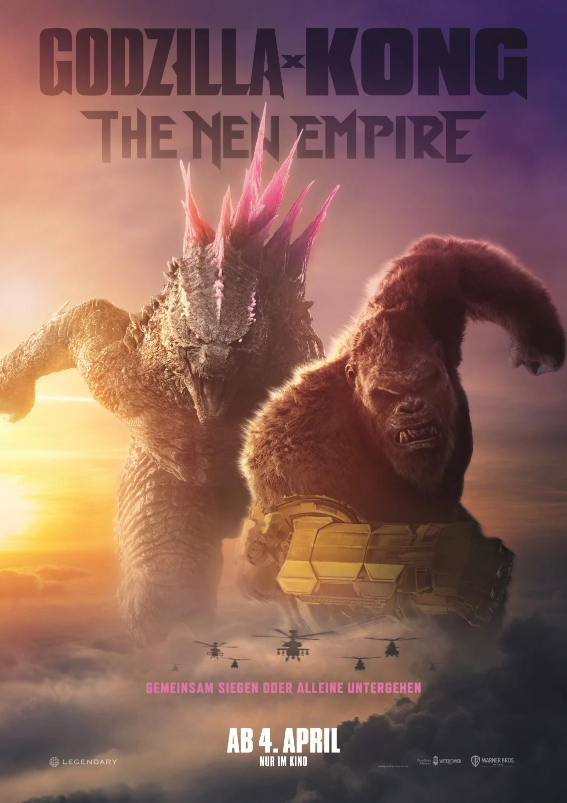 Filmplakat: Godzilla x Kong: THE NEW EMPIRE